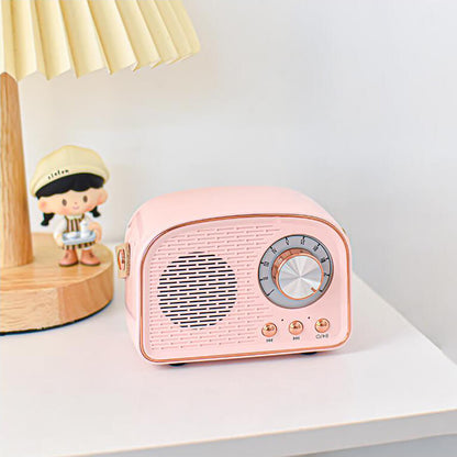 Vintage Bluetooth speaker with FM radio – RetroVibe