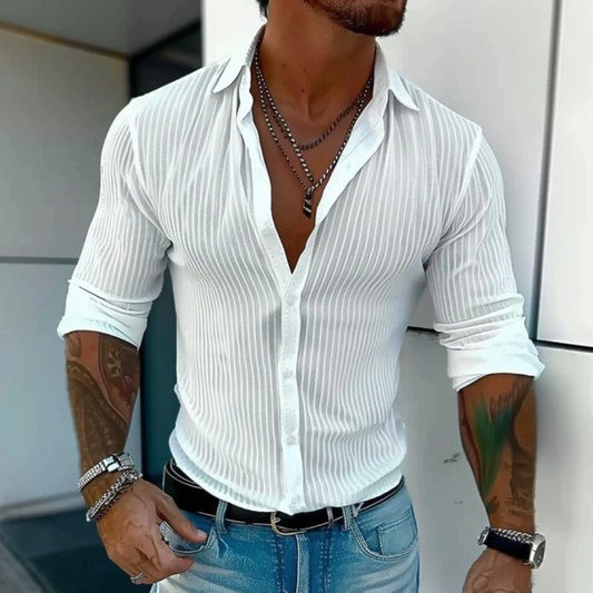 Enrico | Herren Hemd Mit Struktur Modern