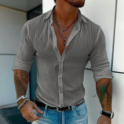 Enrico | Herren Hemd Mit Struktur Modern