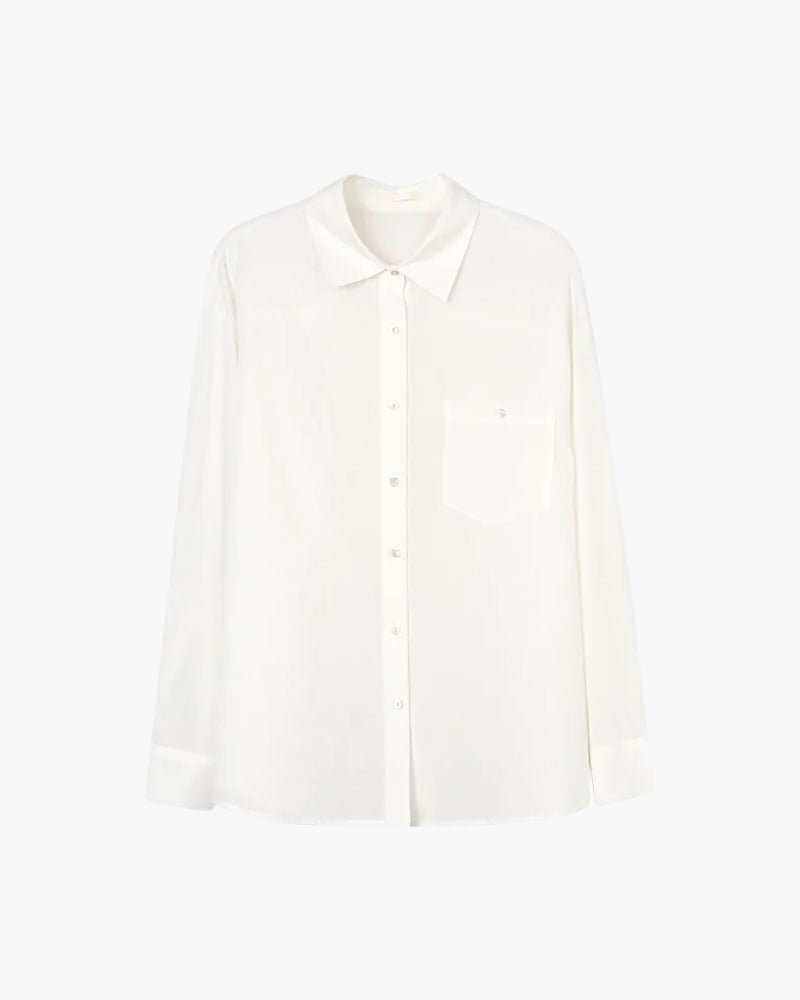 Linnen Blouse | Losse Pasvorm | Lange Mouwen