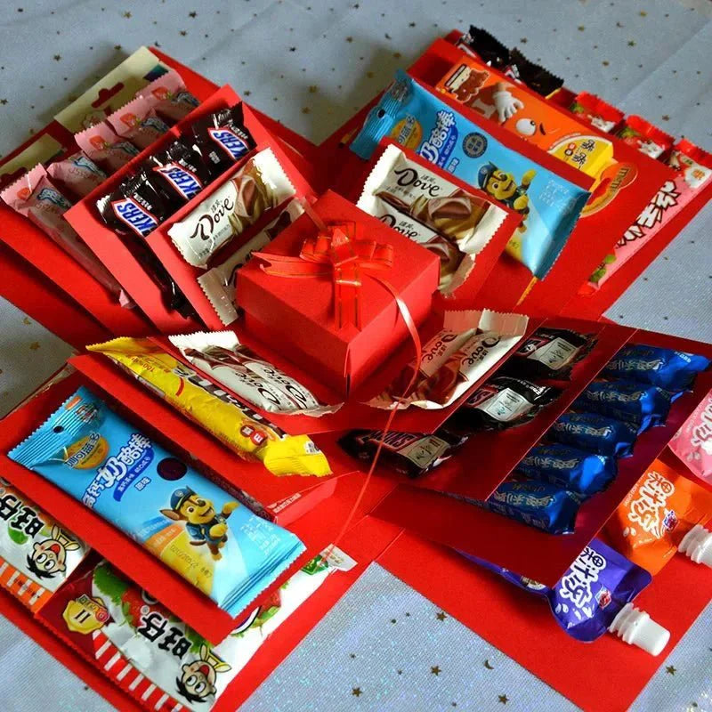 Explosie Cadeaudoos Knutselset | Uitklapbare Verrassingsdoos Voor Kinderen - KidsKorner