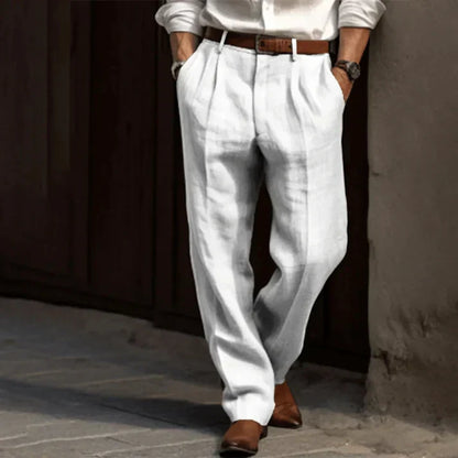 Klassische Herrenhose | Weites Bein