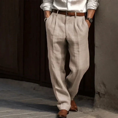 Klassische Herrenhose | Weites Bein