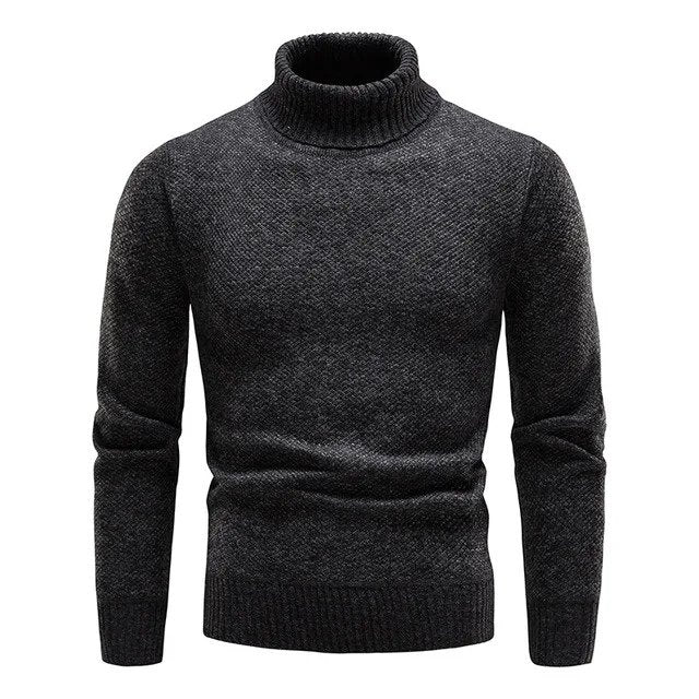 Sweter z Golfem o Regularnym Kroju dla Mężczyzn | Idealny na Jesień i Zimę