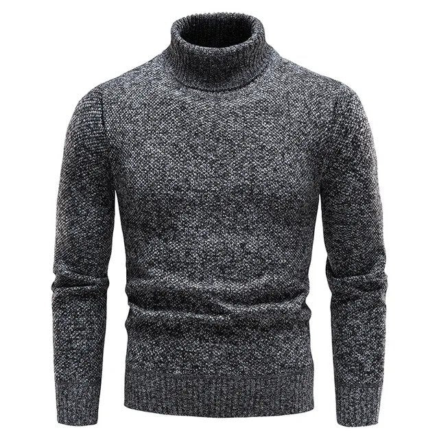 Sweter z Golfem o Regularnym Kroju dla Mężczyzn | Idealny na Jesień i Zimę