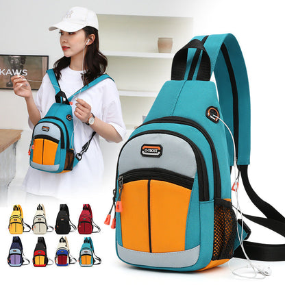 Women Sport Bags Multifunctional Backpack Shoulder With Usb Design