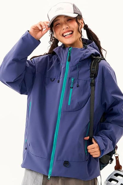 Wasserdichte Jacke für Outdoor-Abenteuer und den Stadtverkehr