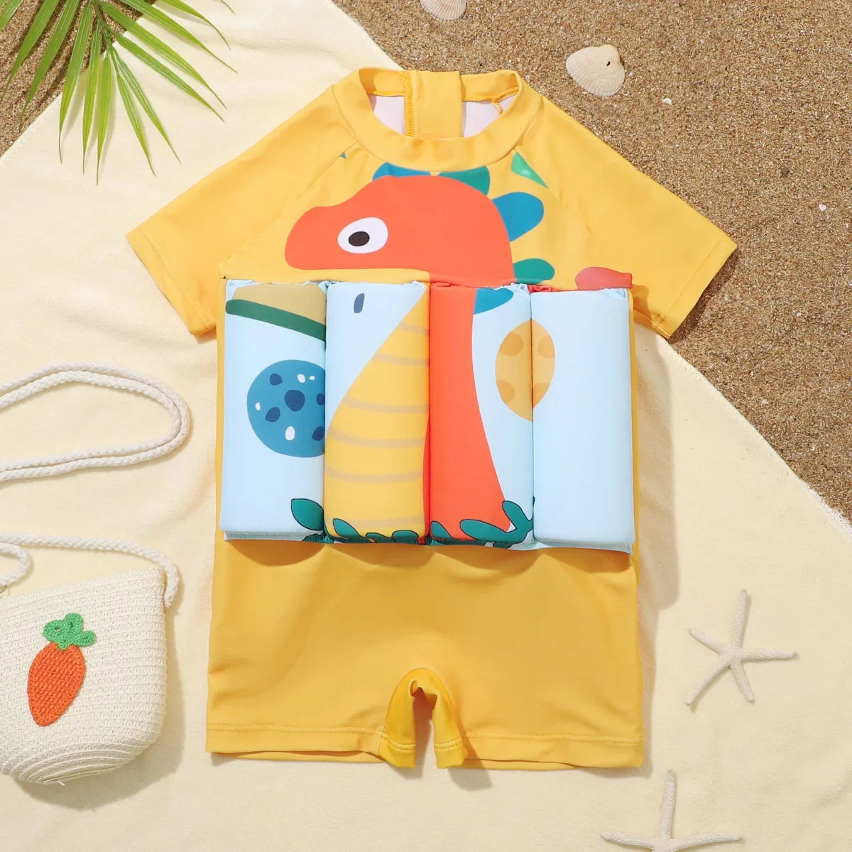 Kinder Schwimmweste UV Schutz | Schwimmanzug mit Auftrieb