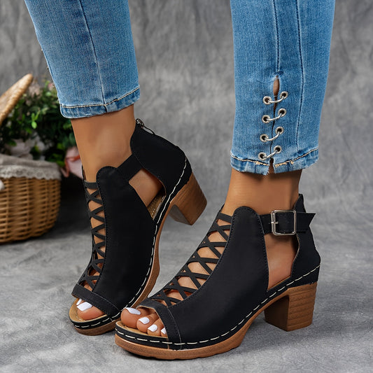 Nessa™ Lattice-Heel Sandals