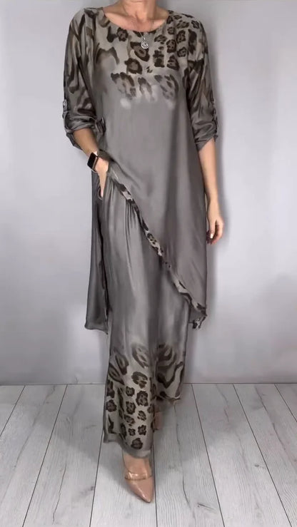 Sudha | Stilvolles Kombi-Set mit lockerem Oberteil und weiter Hose