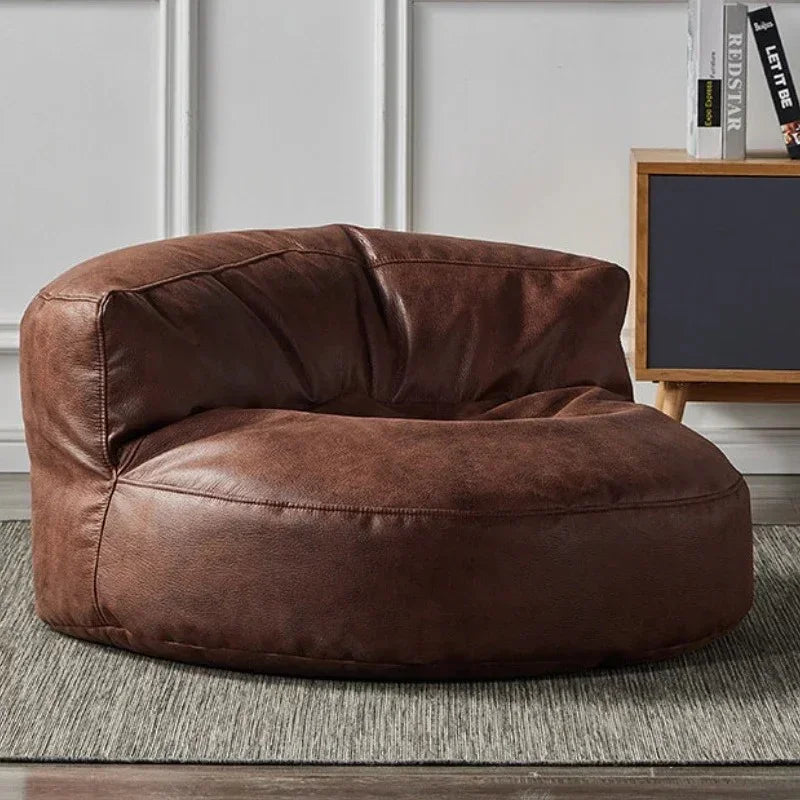 Zitzak Hoes Suède Stof 100cm Loungestoel Woonkamer Slaapkamer Wasbaar Modern | Restfield