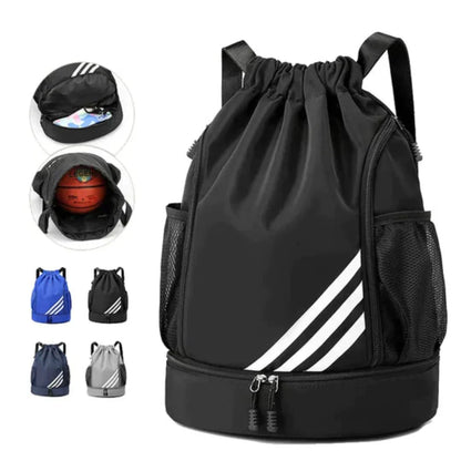 Sac à Dos Sport avec Compartiment Chaussures Gym Pratique et Résistant à l’Eau