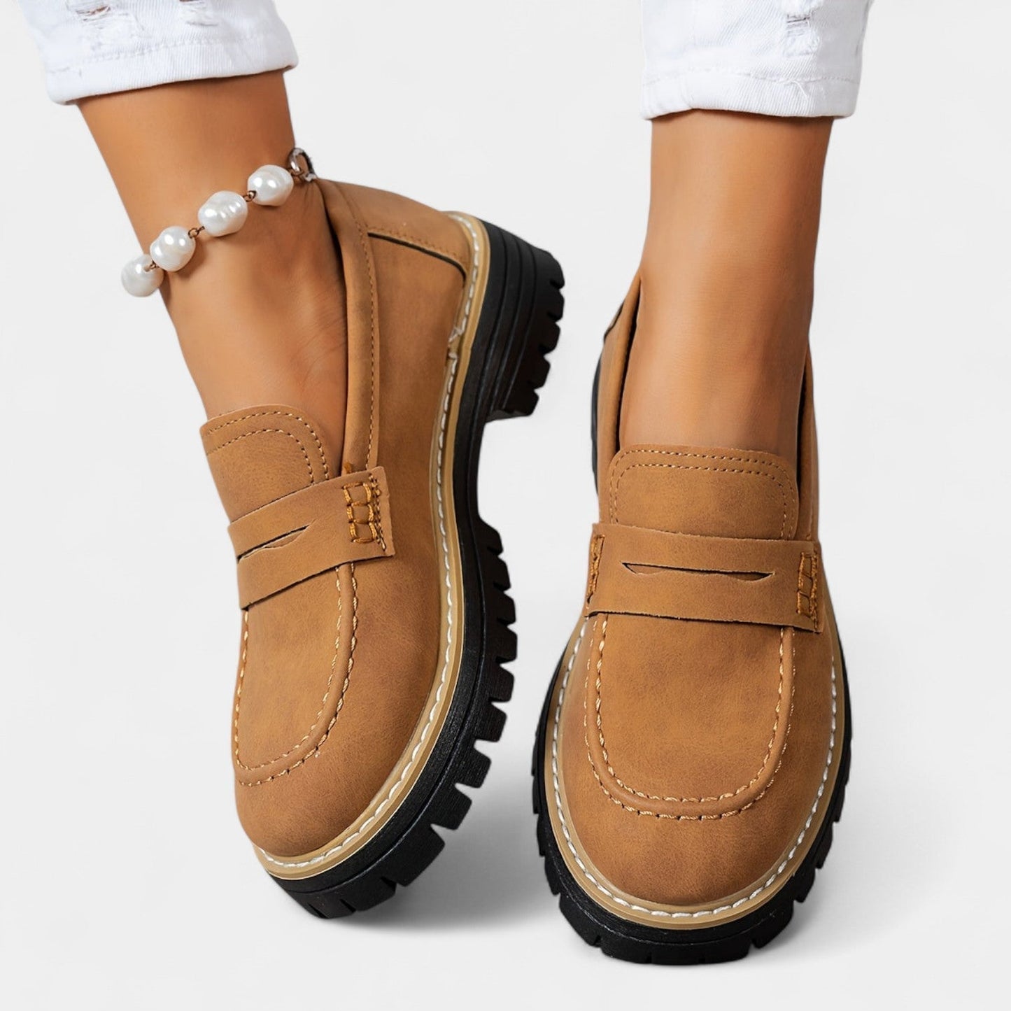 Michaela – Mocasines con suela gruesa