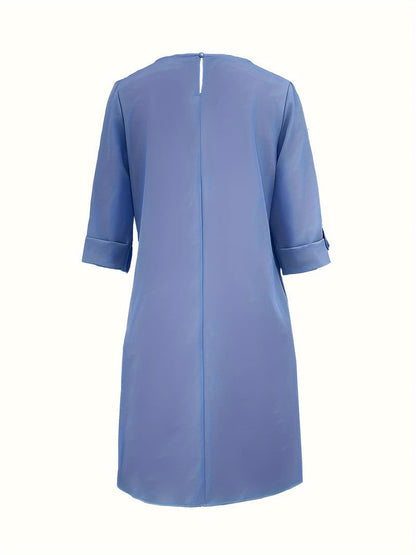 Kayana – Bequemes Kleid mit Rundhalsausschnitt