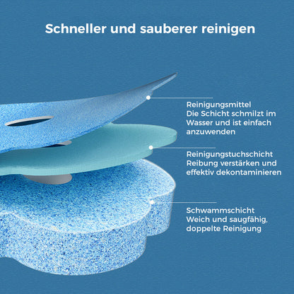 PureScrub – Hygienische, berührungsfreie Toilettenreinigung mit frischen Schwammköpfen