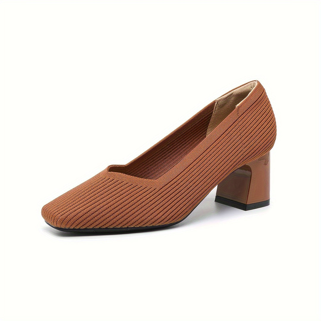 Joleen - Eleganti Décolleté Con Tacco Grosso