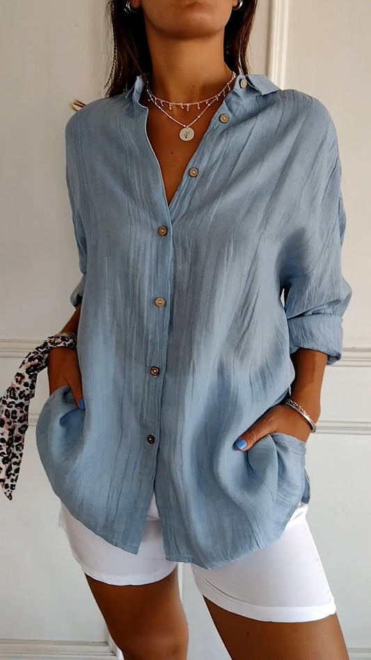 Kia - Oversized Elegant Bluse