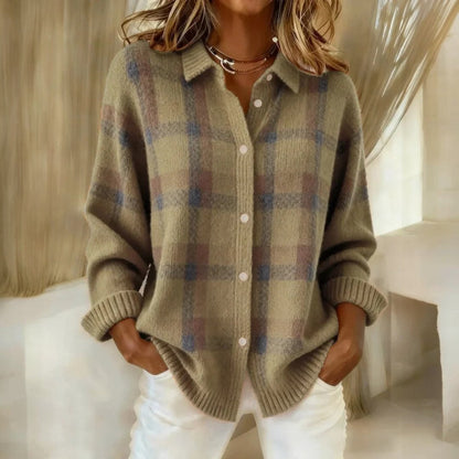 Duval Paris™ | Pull maille à carreaux