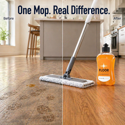 FloorLuxe™ — Mop Wood, Tile, and Bamboo Free of Sticky Chemical Residue
