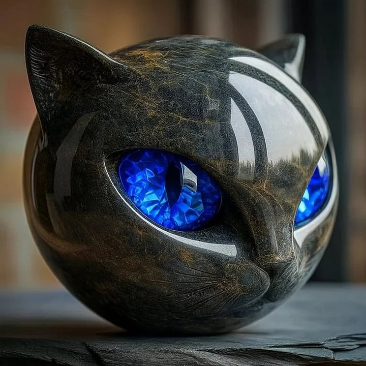 Mysthéra – Sculpture Féline Captivante