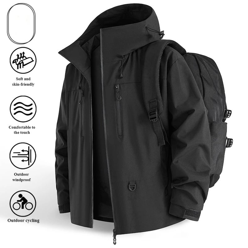 Wasserdichte Jacke für Outdoor-Abenteuer und den Stadtverkehr