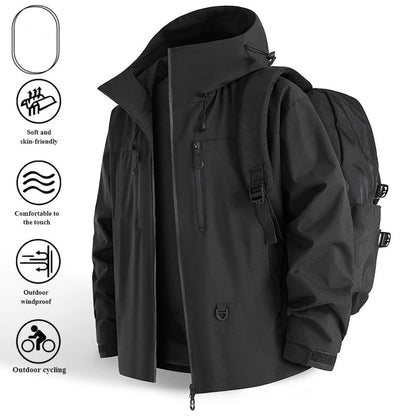 Wasserdichte Jacke für Outdoor-Abenteuer und den Stadtverkehr