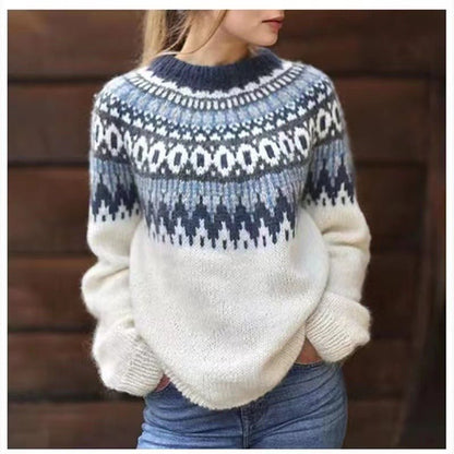 Dana | Women Winter Nordic Pattern sweater