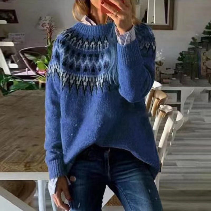 Dana | Women Winter Nordic Pattern sweater