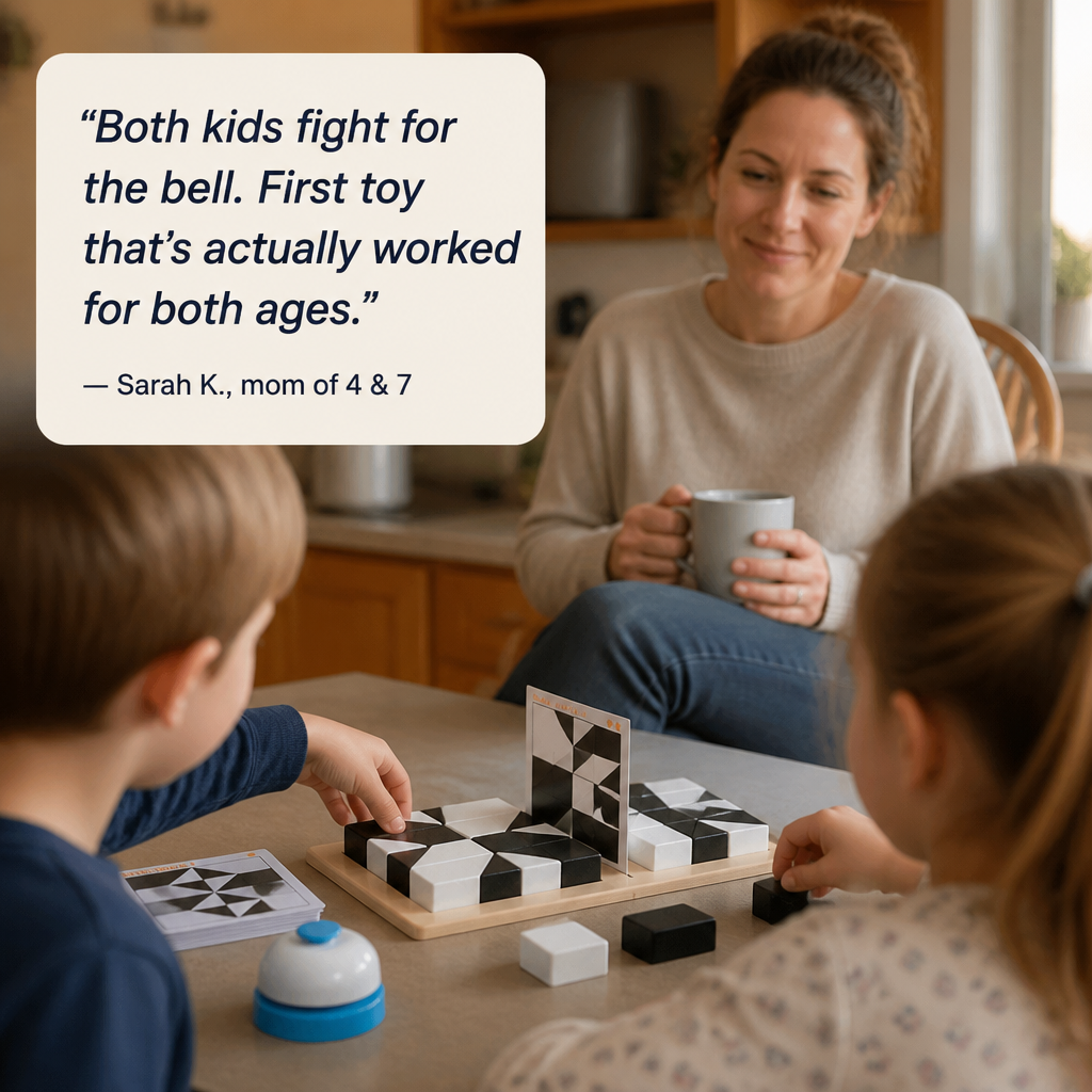 BrainBlaze™ — Ring The Bell, Solve The Card, Break The Screen Routine