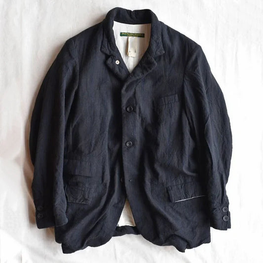 Men's Vintage Lapel Button Klassieke Jasje