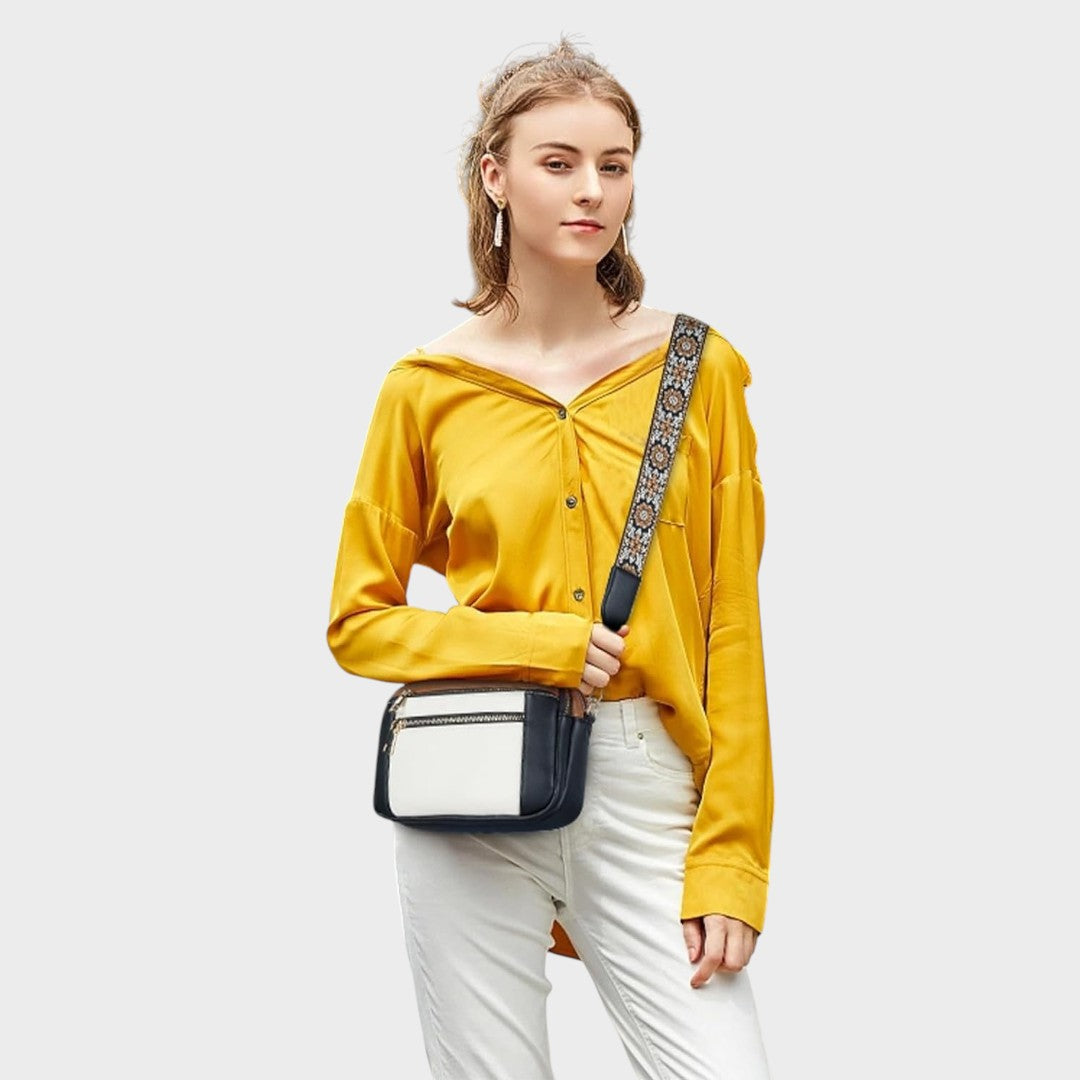 Rita - Elegantna Usnjena Torba za Čez Ramo
