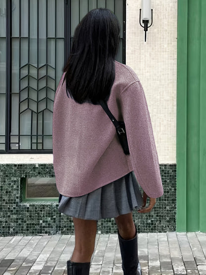 Deanne - Elégant Cappotto Doppiopetto Beige
