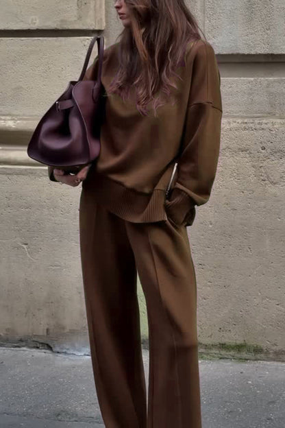 Midi-Kleid aus Leinenmischgewebe für Damen