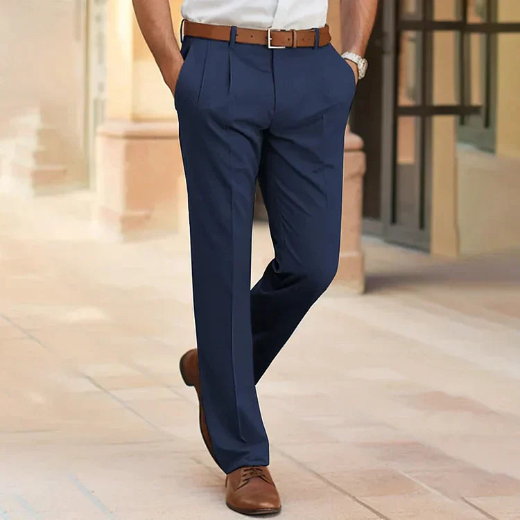 Glenn – lässige business anzughose für herren mit taschen