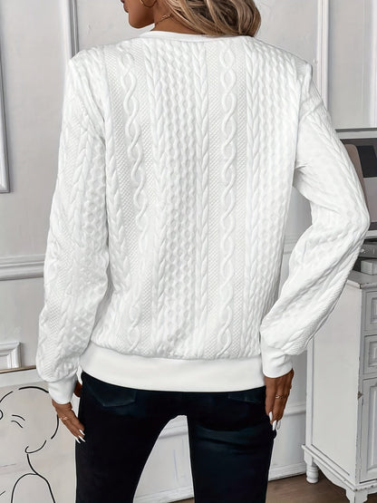 Women’s Zip-Up Knit Jumper – Casual & Lightweight