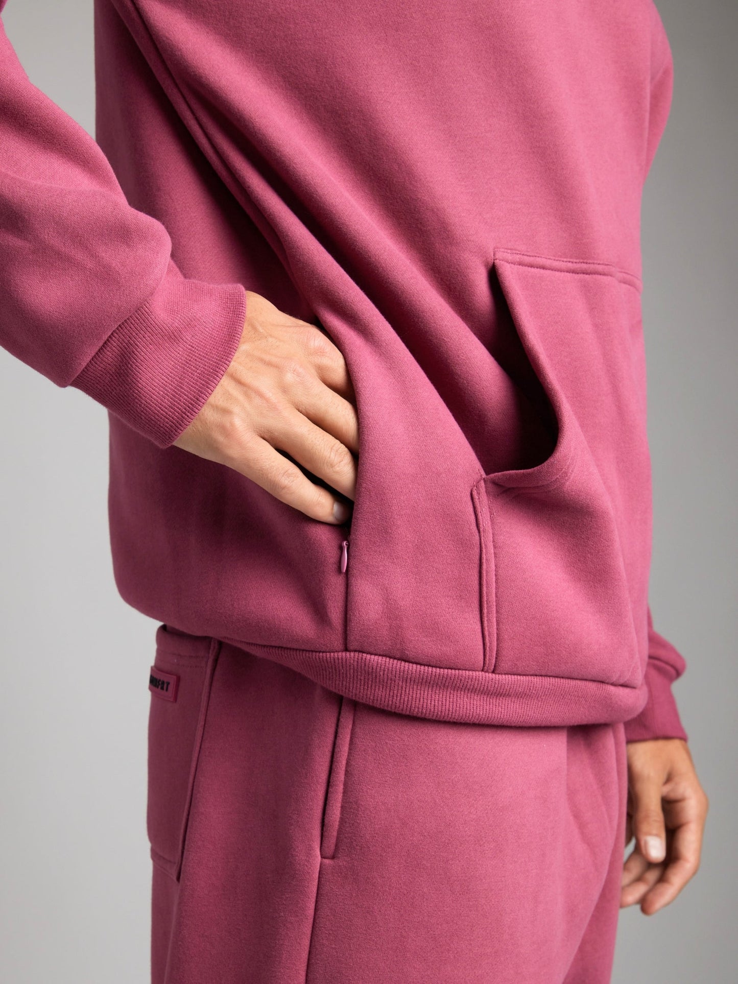 Cozy travel hoodie with airplane mode graphic
