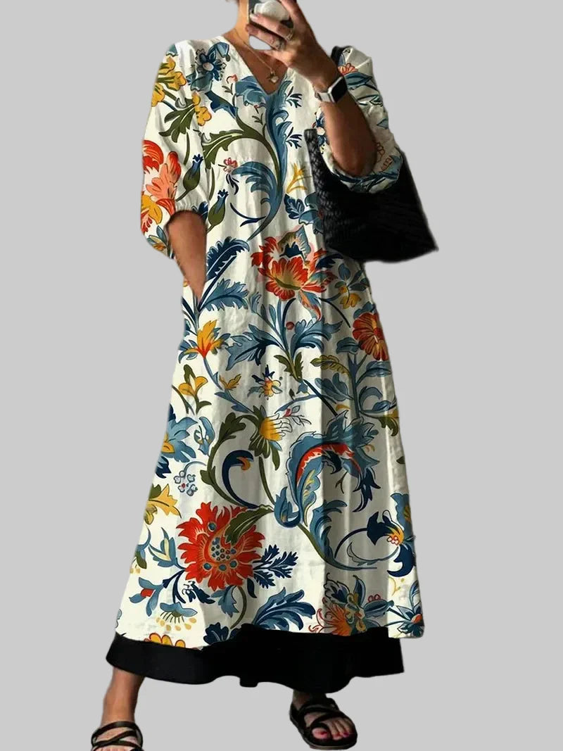 Tiana | Elegant Dress with Print