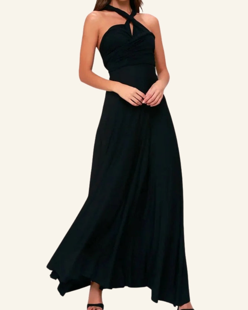 Festliches Abendkleid Damen | Maxi Rückenfrei