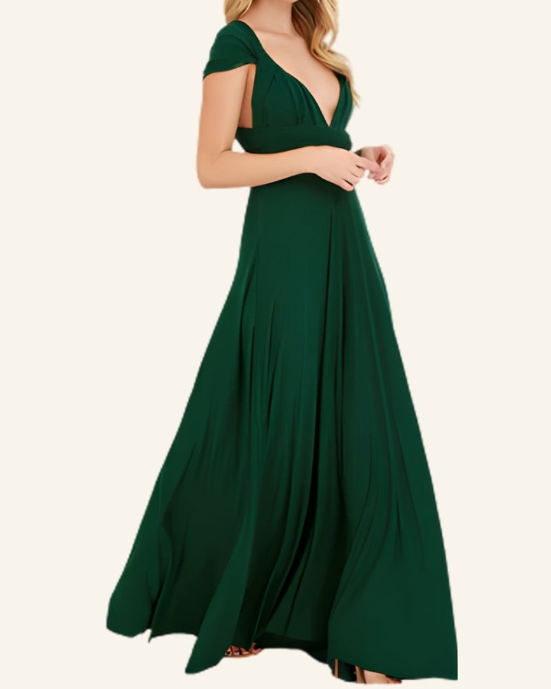 Festliches Abendkleid Damen | Maxi Rückenfrei
