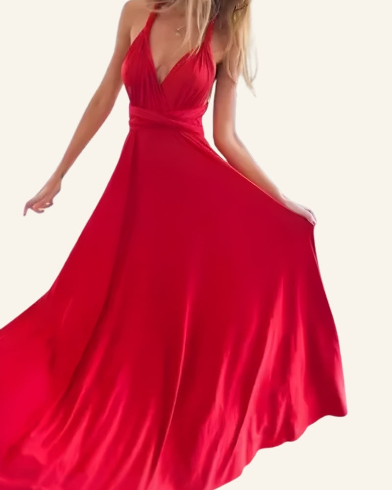 Festliches Abendkleid Damen | Maxi Rückenfrei