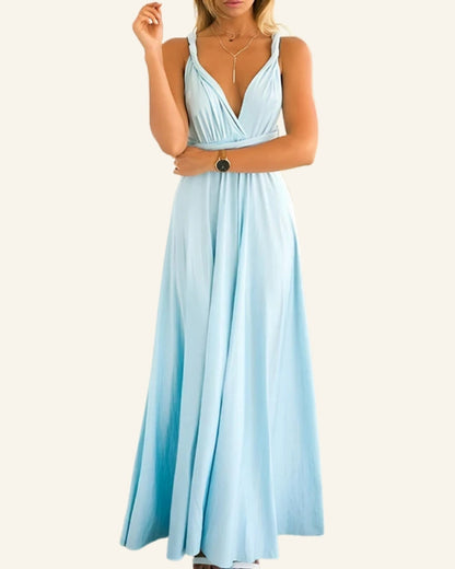 Festliches Abendkleid Damen | Maxi Rückenfrei