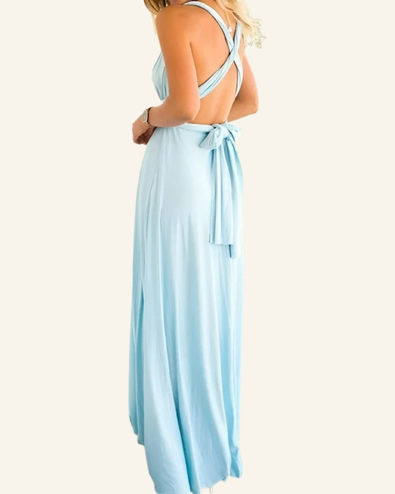 Festliches Abendkleid Damen | Maxi Rückenfrei