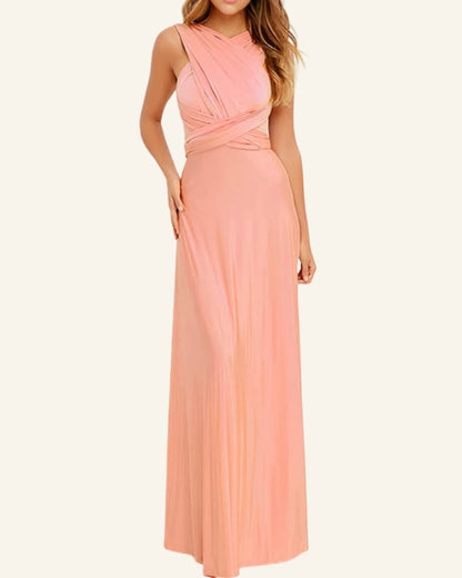 Festliches Abendkleid Damen | Maxi Rückenfrei