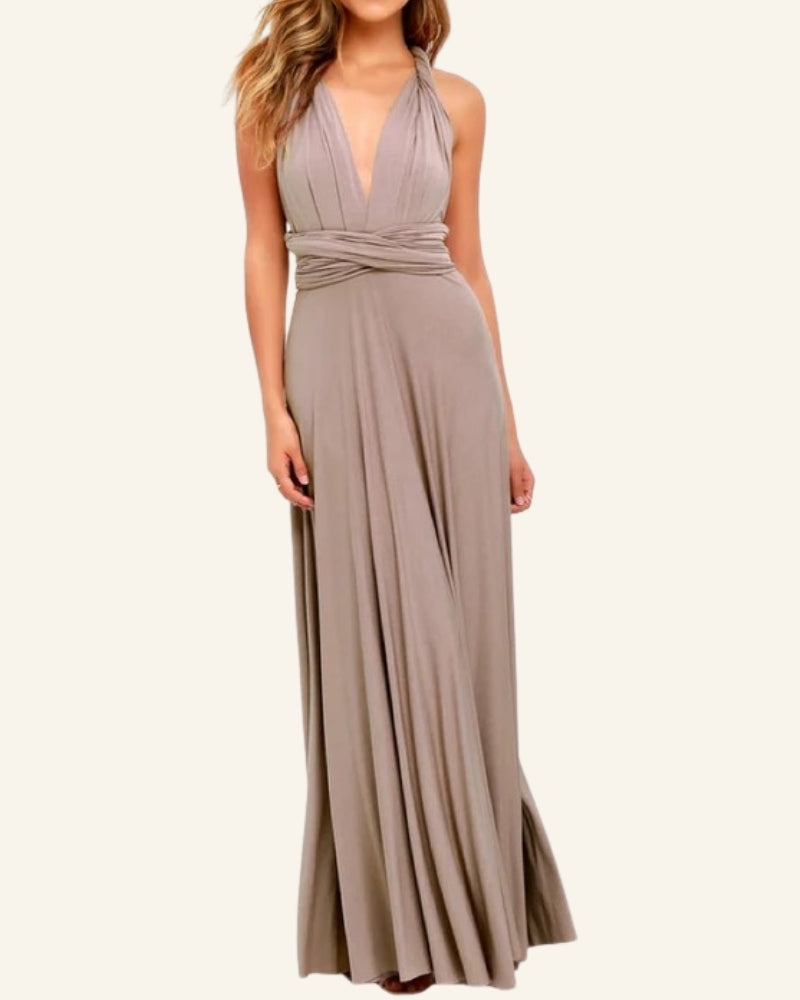 Festliches Abendkleid Damen | Maxi Rückenfrei
