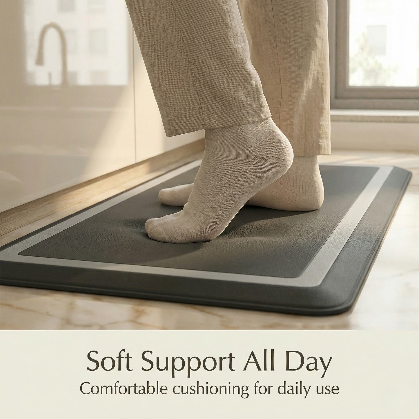 PureAura SafeStep Kitchen Mat