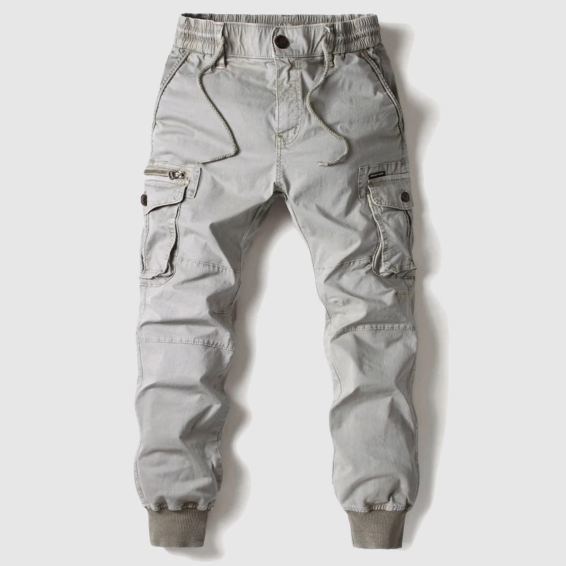 Men’s Cargo Jogger Pants with Multiple Pocket Design