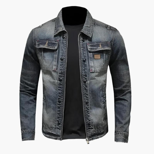 Elias - Modieus en praktisch denim jack met warme binnenkant