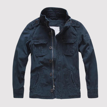 Mężczyzna | Kurtka Taktyczna Vintage | Styl Lotniczy | Regular Fit | Bawełna | Casual