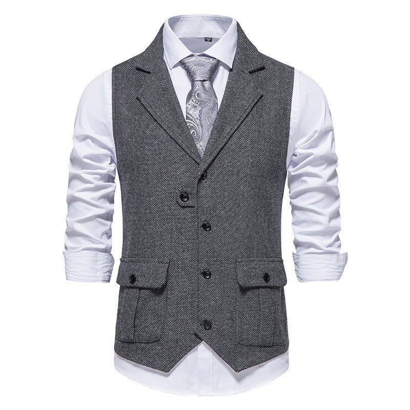 Lev | Men Smart casual Office Outfit Vest