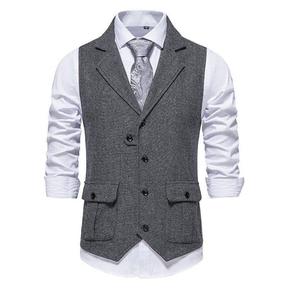 Lev | Men Smart casual Office Outfit Vest